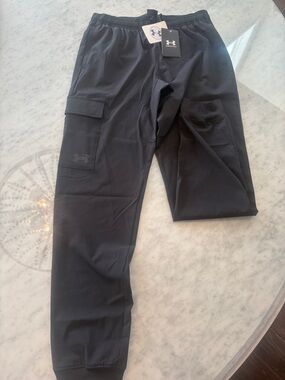 Under Armour Boys Black Cargo Jogger Pants